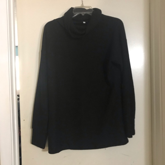 Cowl Neck Baggy Sweater - Picture 2 of 2